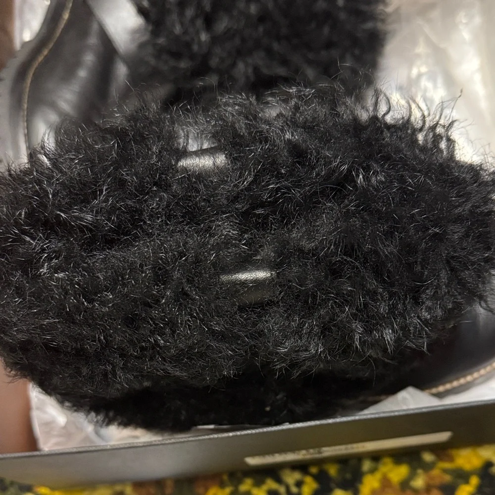 Coach Women's Black Fur Boots - Picture 2 of 8